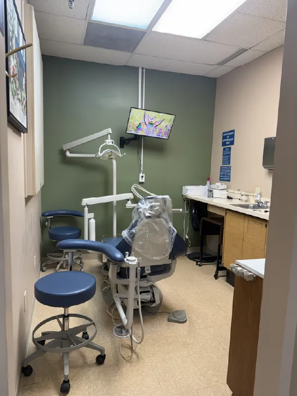 Treatment room at Kaw Valley Family Dental in Bonner Springs, KS 